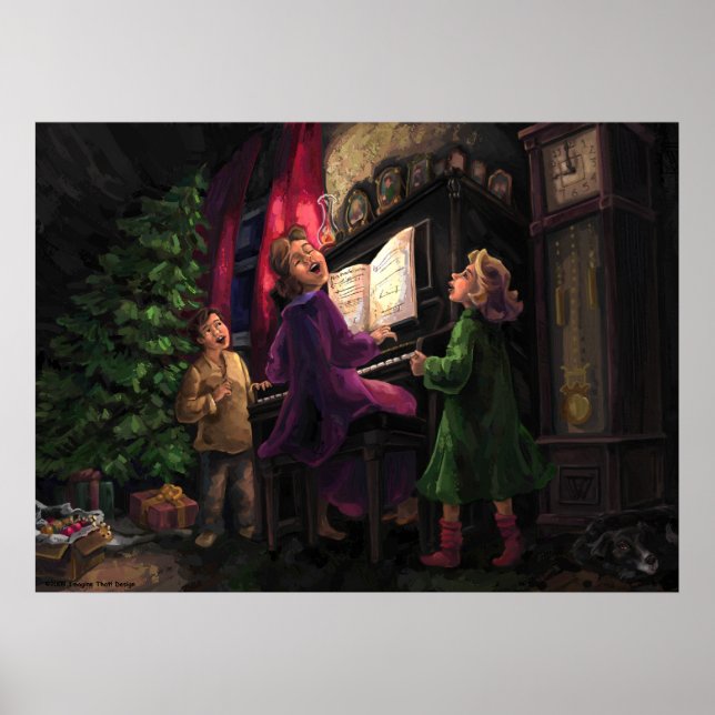 Póster Christmas Sing Along (Frente)