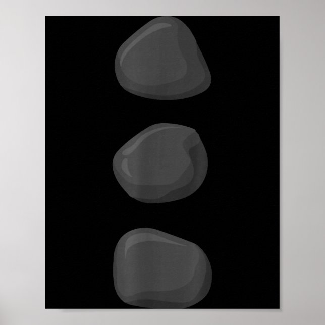 Póster Christmas Snowman Three Black Buttons Xmas Costume (Frente)