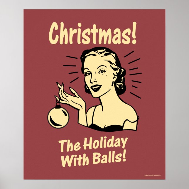 Póster Christmas: The Holiday With Balls (Frente)
