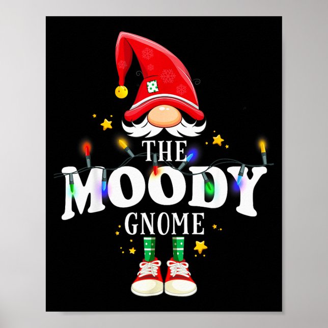 Póster Christmas The Moody Gnome X-mas Matching Pjs  (Frente)