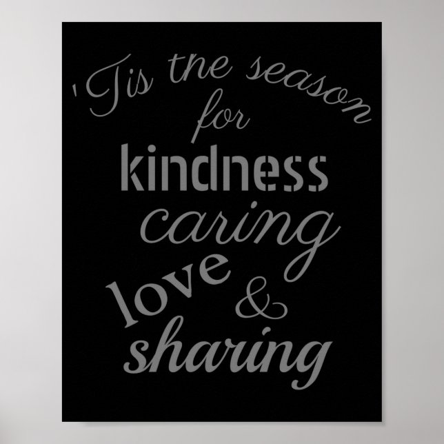 Póster Christmas Tis The Season Saying T Shirt  (Frente)