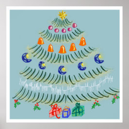 Póster Christmas tree