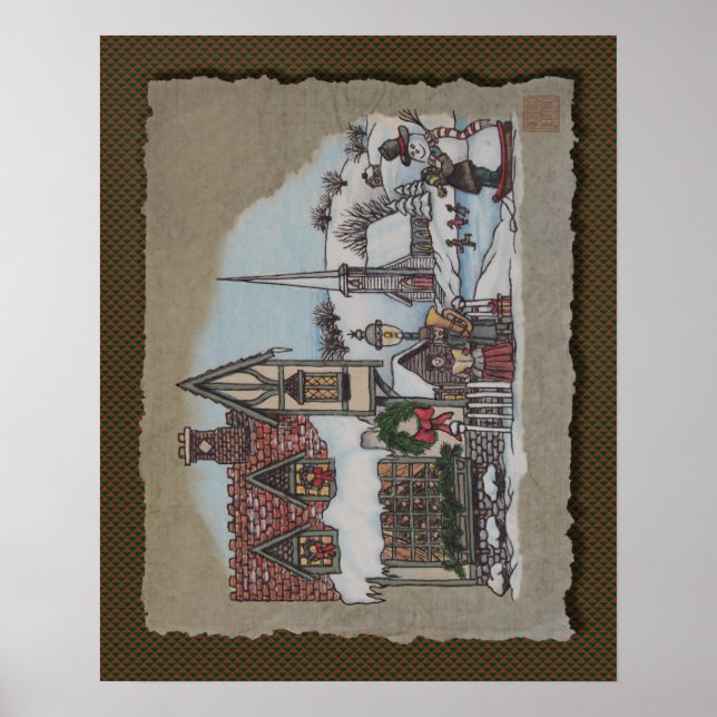 Póster Christmas Village (Frente)