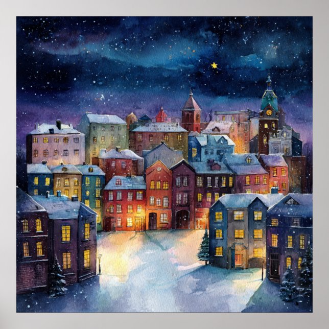 Póster Christmas Village (Frente)