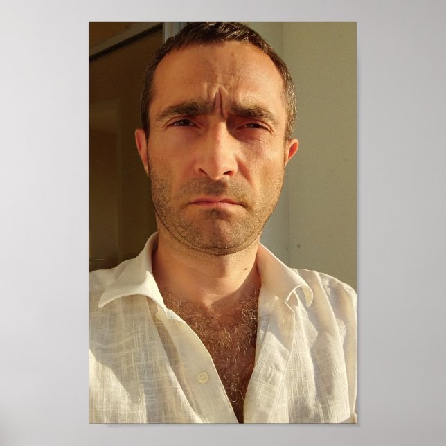 Póster Christophe LEROY - Camisa blanca balcón  (Frente)