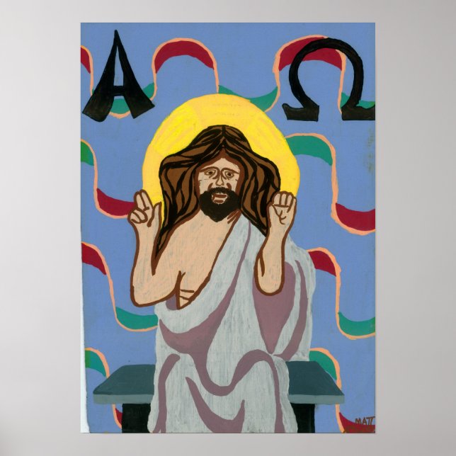 Póster Christos Pantocrator (Frente)