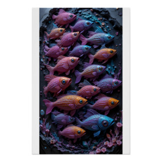 Póster Chroma-Fin Drifters