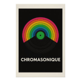 Póster 🌈 Chromasonique – L'Explosion Chromatique du Son