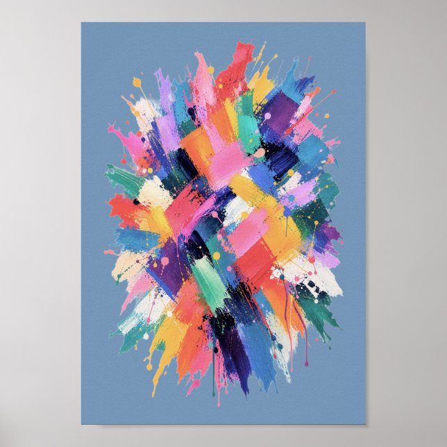 Póster Chromatic Collision (Frente)