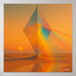 Póster Chromatic Horizon