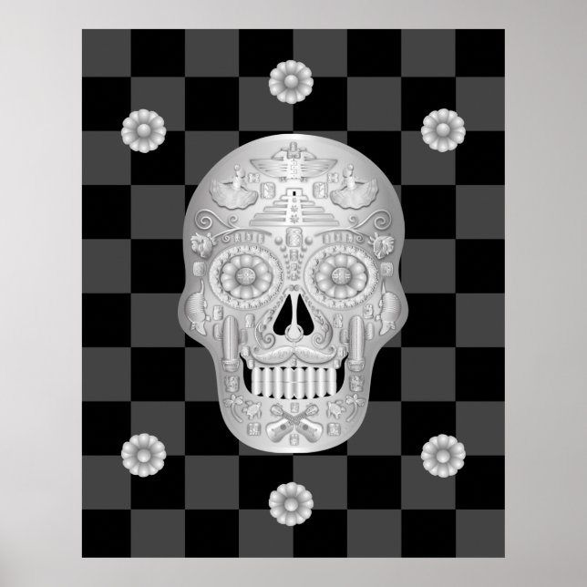 Póster Chrome Calavera Watch (Frente)