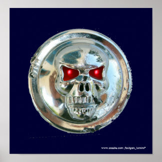 PÓSTER CHROME SKULL