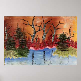 Póster Chronic Damage "Arlington Pond"Org. Art