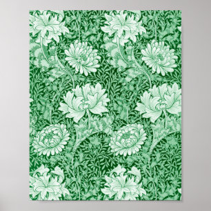 Póster Chrysanthemum Green, William Morris