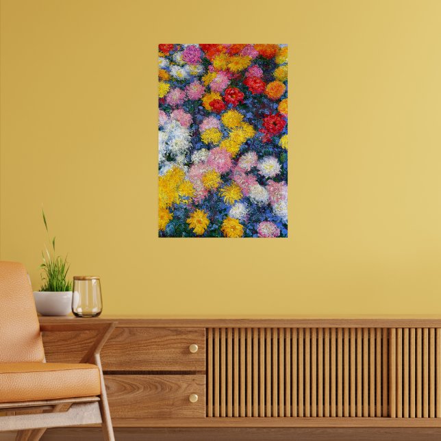 Póster Chrysanthemums by Claude Monet (Salón 2)