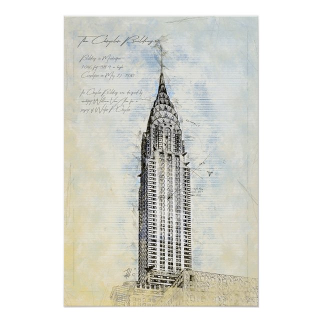 Póster Chrysler Building (Anverso)