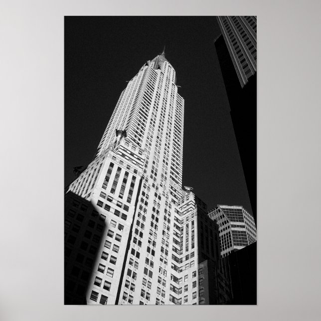 Póster Chrysler Building New York America (Frente)