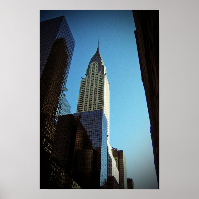 Póster Chrysler Building New York America (Frente)