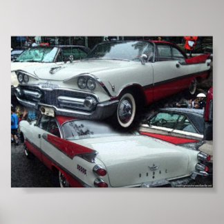 Póster Chrysler clásico vintage car