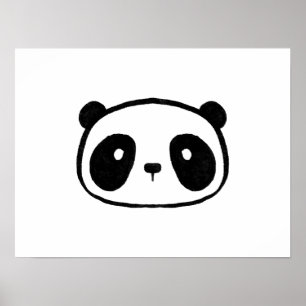 Póster Chubby Giant Panda Personalizado Face
