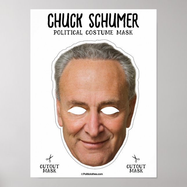 Póster Chuck Schumer Mask (Frente)