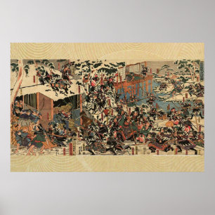 Póster Chûishingura: yo-uchi no zu 47 ronin