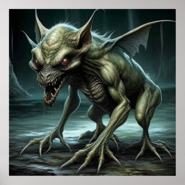 Póster Chupacabra - Monstruos criptográficos o animales