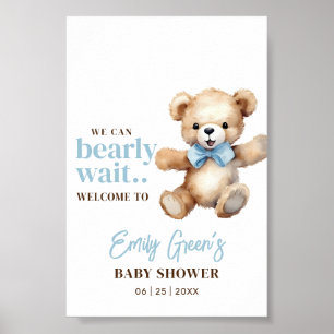 Póster Chupete de oso de peluche, Apenas podemos esperar