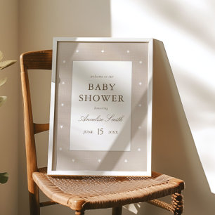 Póster Chupinada de Bebé Minimalista y Neutral en cuanto 