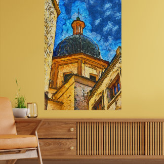 Póster Church in Burriana, Spain travel