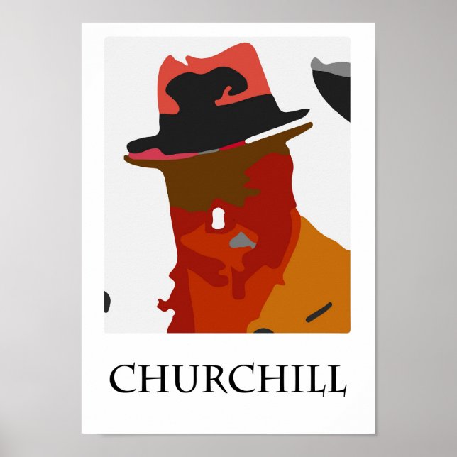 Póster churchill (Frente)