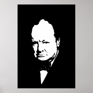 Póster Churchill