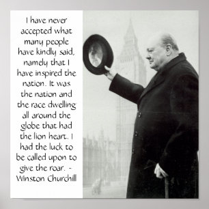 Póster Churchill Poster