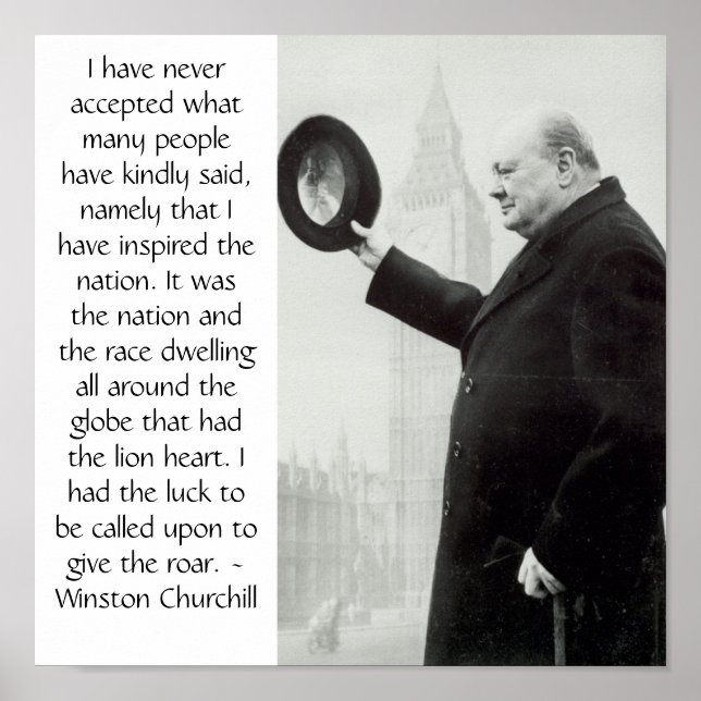 Póster Churchill Poster (Frente)