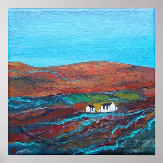 Póster Chysauster en Penwith, Cornwall (Frente)