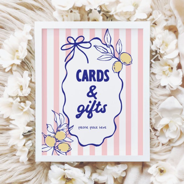 Póster CIAO BABY Lemon Rótulo de tarjetas y regalos medit (Subido por el creador)