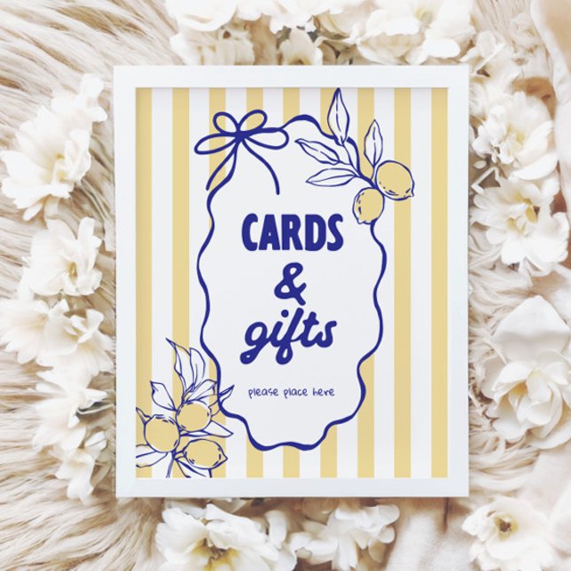 Póster CIAO BABY Lemon Rótulo de tarjetas y regalos medit (Subido por el creador)