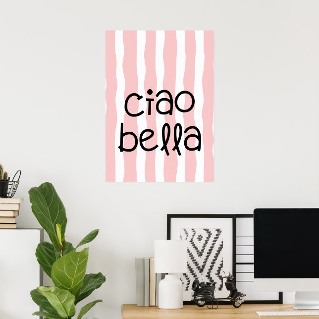 Póster Ciao bella (Oficina en casa)