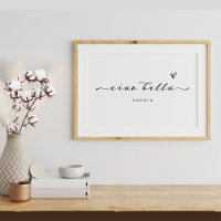 Ciao Bella | Escritura italiana moderna con corazó