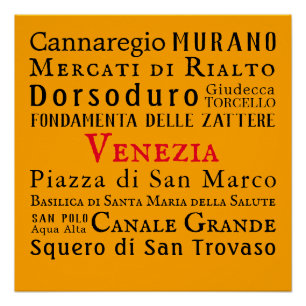 Póster ¡Ciao Venezia!