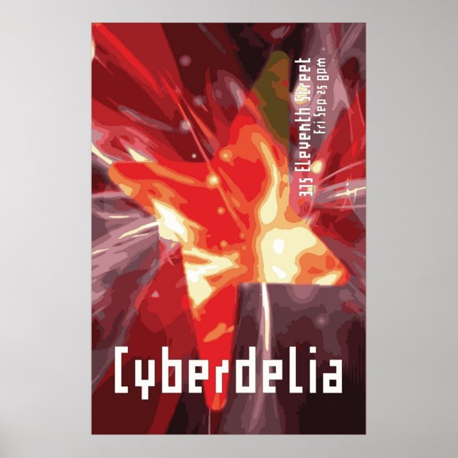 Póster Ciberdelia (Frente)