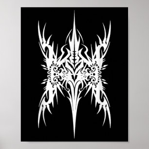 Póster Cibersigi futurista en Sigil mariposa