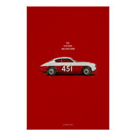 Póster CiC Alfa Romeo 1900 Super Sprint