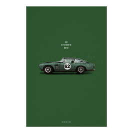 Póster CiC Aston Martin DB4 GT