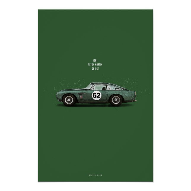 Póster CiC Aston Martin DB4 GT (Anverso)