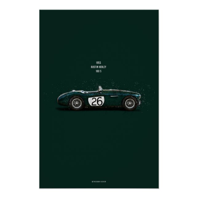 Póster CiC Austin Healey 100S (Anverso)