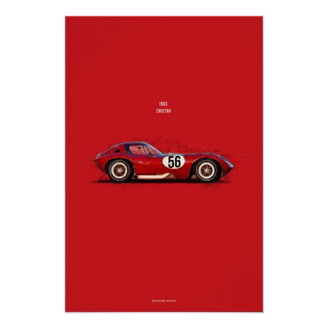 Póster CiC Cheetah V8 (Anverso)