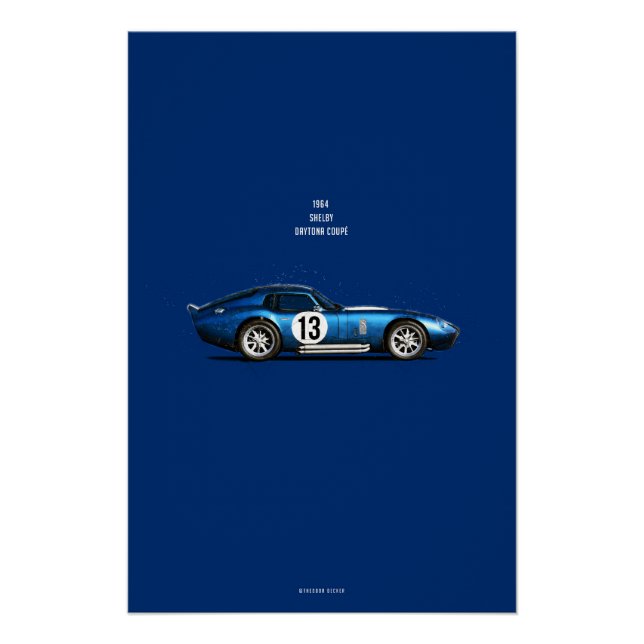 Póster CiC Shelby Daytona Coupe (Anverso)