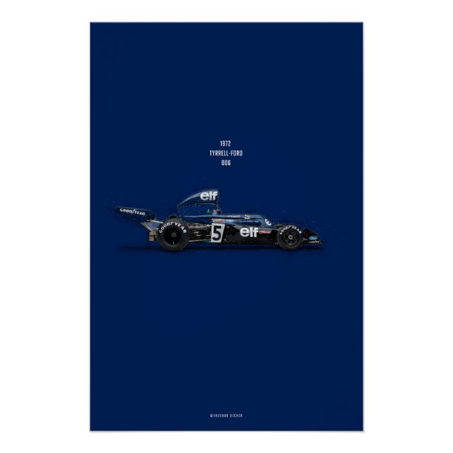 Póster CiC Tyrrell 006 (Anverso)