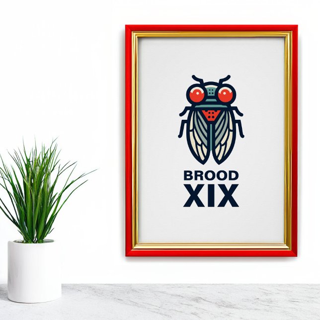 Póster Cicada Magicicada Brood XIX o Cualquier Brote (Subido por el creador)